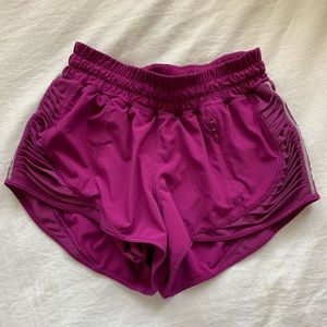 Lululemon Size 4 Purple Shorts 2.5”